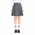 Women's High-Waist Pleated A-Line Skirt | Thom Browne