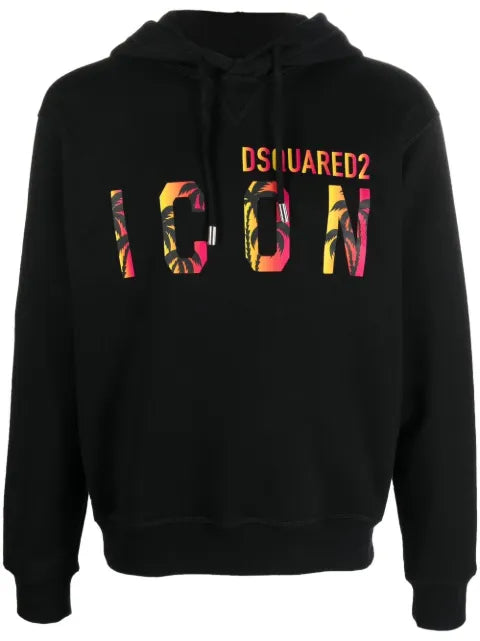 DSQUARED2 Icon-print hooded sweatshirt