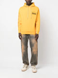 Aries Embroidered-logo pullover hoodie