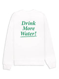 Sporty & Rich Drink More Water cotton sweatshirt