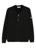 Stone Island half-zip patch sweatshirt