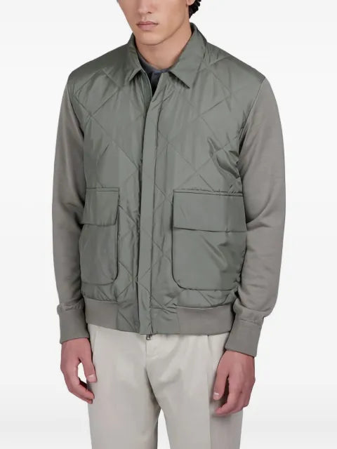 Paul & Shark diamond-quilted jacket