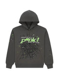 SP5DER Punk V2 spider-web hoodie