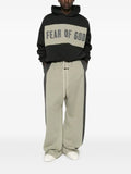 FEAR OF GOD ESSENTIALS cropped Relaxed panelled hoodie