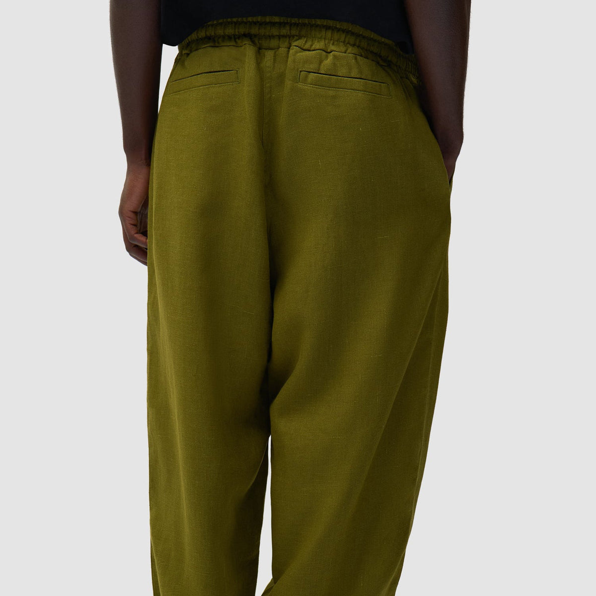 Arte Linen Pants: Green
