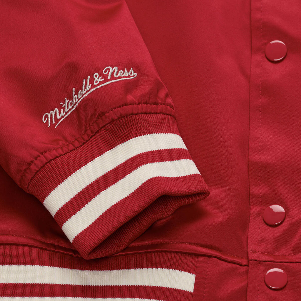 M&N NBA Chicago Bulls Retro Roots Lightweight Satin Jacket