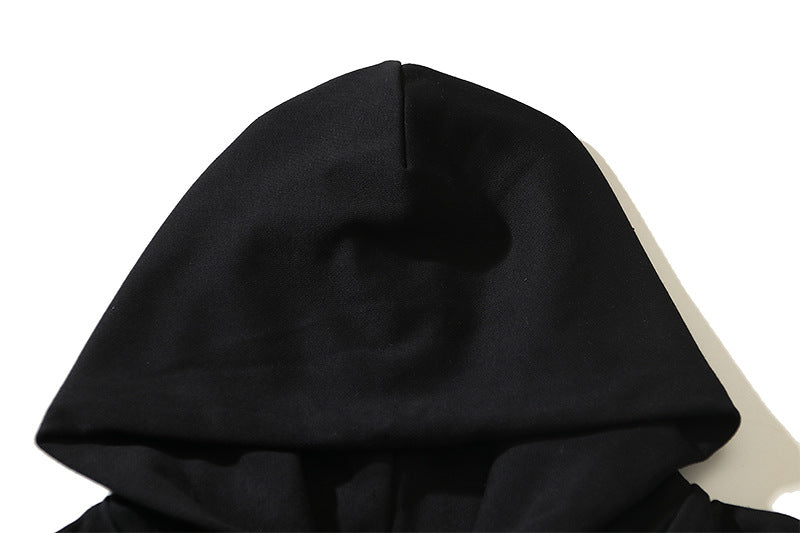 OFF WHITE Caravaggio Pink Taped Diptych Hoodie – White & Black