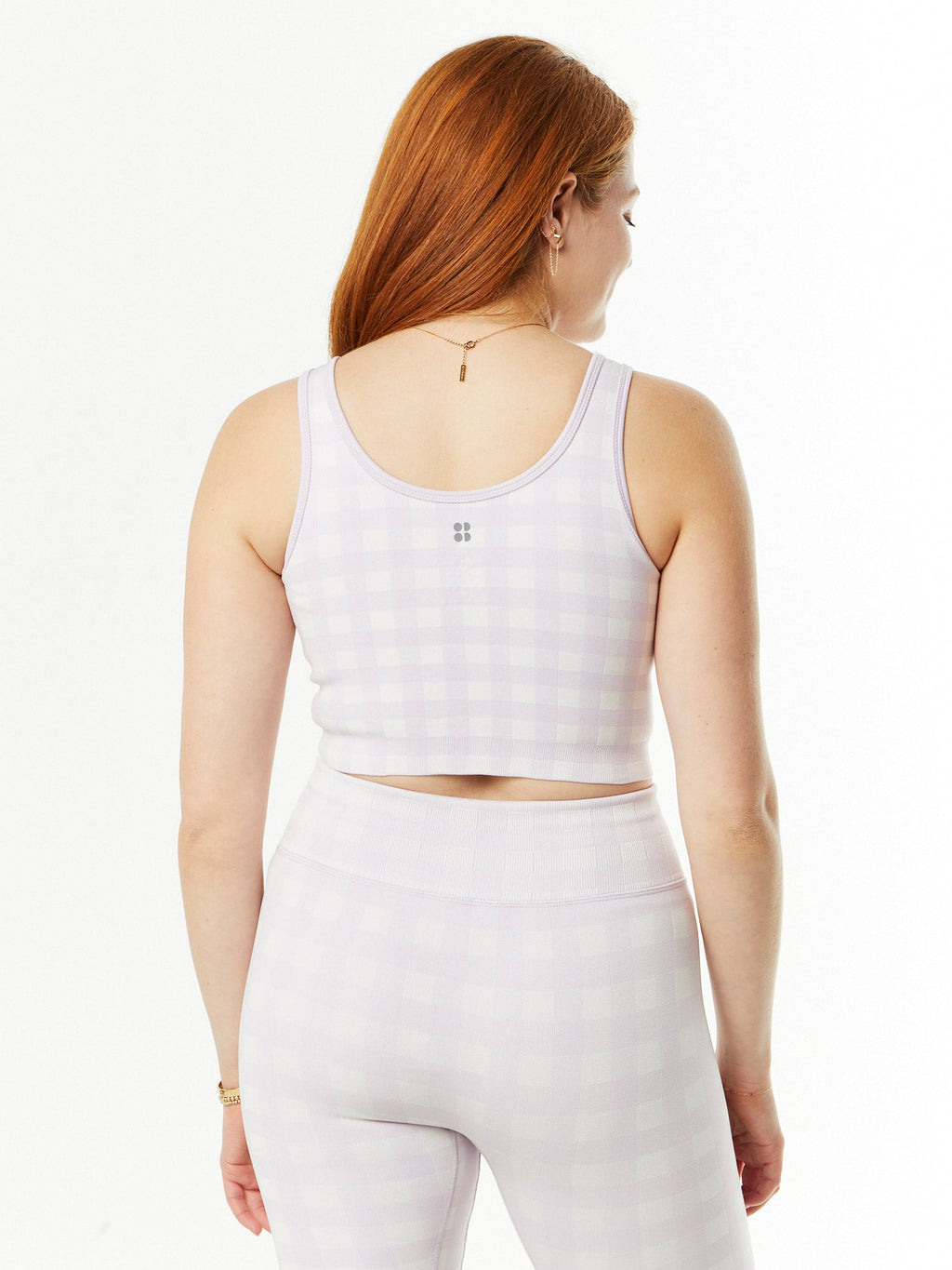 GINGHAM SEAMLESS BRA