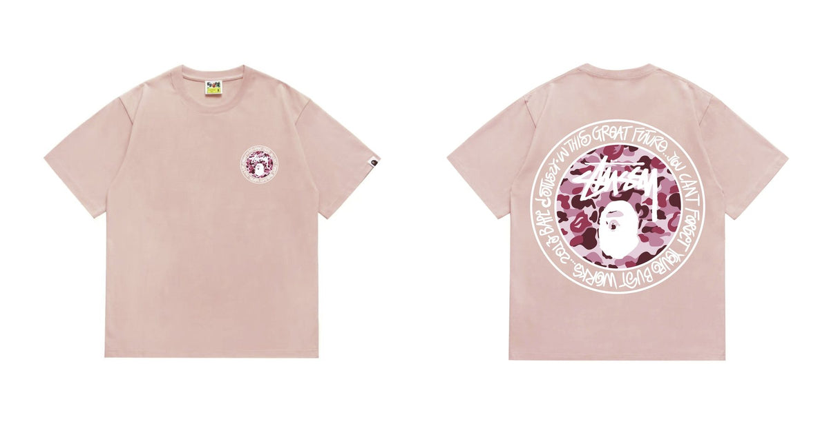 BAPE Light Circular Graphic Short-Sleeve T-Shirt