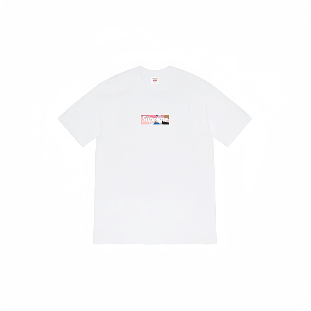 Supreme Pink Multicolor Box-Logo T-Shirt